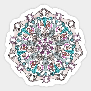 Feminist Mandala Sticker